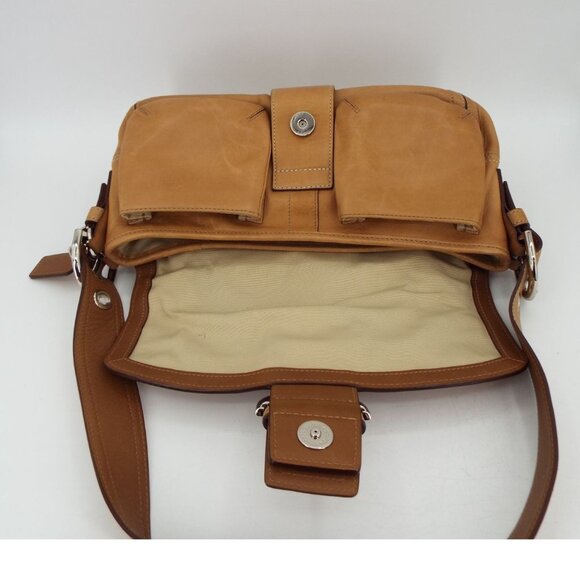 COACH 9434 Tan Leather Soho Shoulder Bag Vintage Y2K - Picture 9 of 15